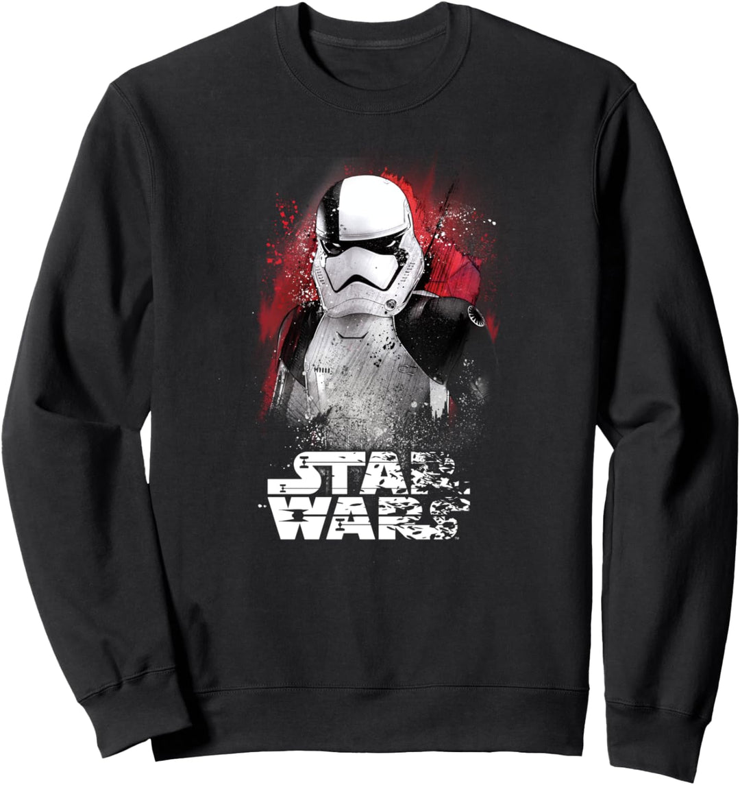 Star Wars The Last Jedi Trooper Shattered Portrait Sweatshirt