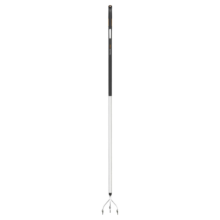 Fiskars Krümmer mit 3 Zinken, Für optimale Beetvorbereitung und -pflege, Länge: 172 cm, Breite: 14,8