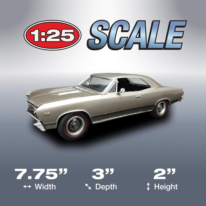 AMT AMT1388/12 1/25 1967er Chevrolet Chevelle SS396 Modellbausatz, Mehrfarbig