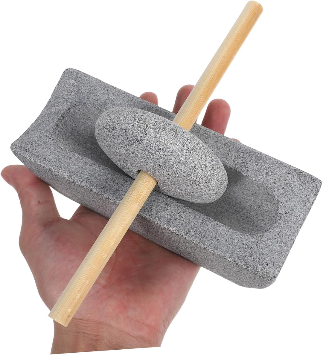 Ciieeo Manuelle Steinmühle Handdrehmühle Mit Steinmörser Kompakte Effiziente Kräuter Teemühle Tradit