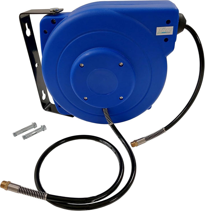 FIAC Automatische Schlauchaufroller 2252/1, 10 Meter PU-Schlauch, Schlauchaufroller mit 180° drehbar