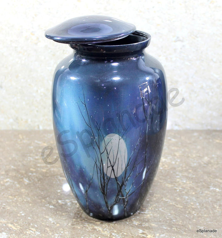 eSplanade Urne Memorial Container Jar Pot | Cremation Urns | Full Grösse Standard Urns | Metall Urns