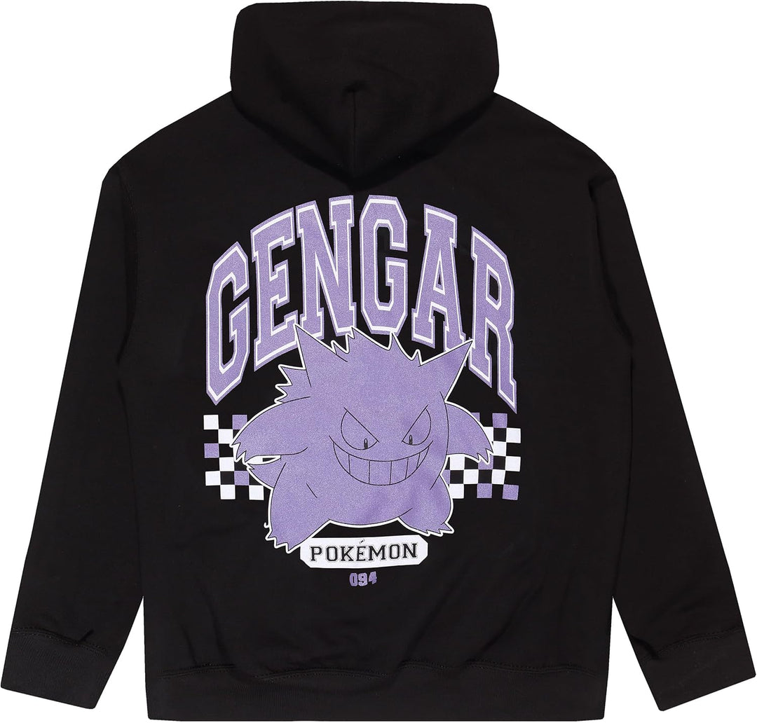 Pokémon Hoodie Herren | Gengar Hoodie für Männer | Grössen S bis XX-Large | Offizielle Gengar-Ware
