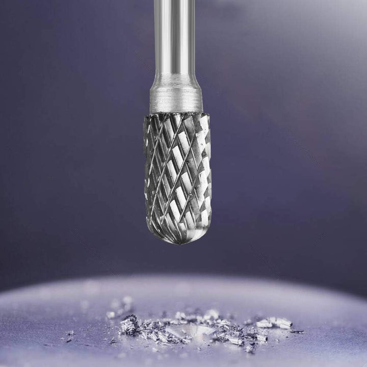 Wolframstahl Fräser, SPTA 5-Teilig Frässtifte 6mm Schaft Bit zum Holz Metall Marmor schnitzen, schle