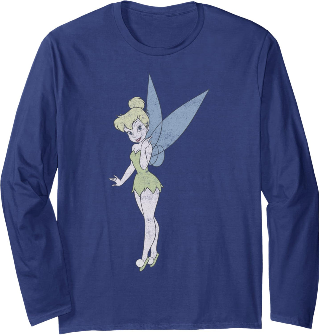 Disney Peter Pan Tinkerbell Vintage Portrait Langarmshirt