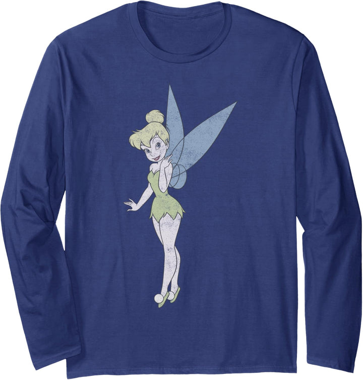 Disney Peter Pan Tinkerbell Vintage Portrait Langarmshirt