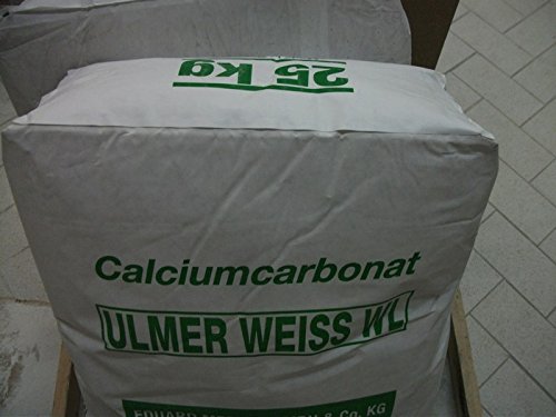 Kalksteinmehl sehr weiss, 20my, 25 kg im Original Sack