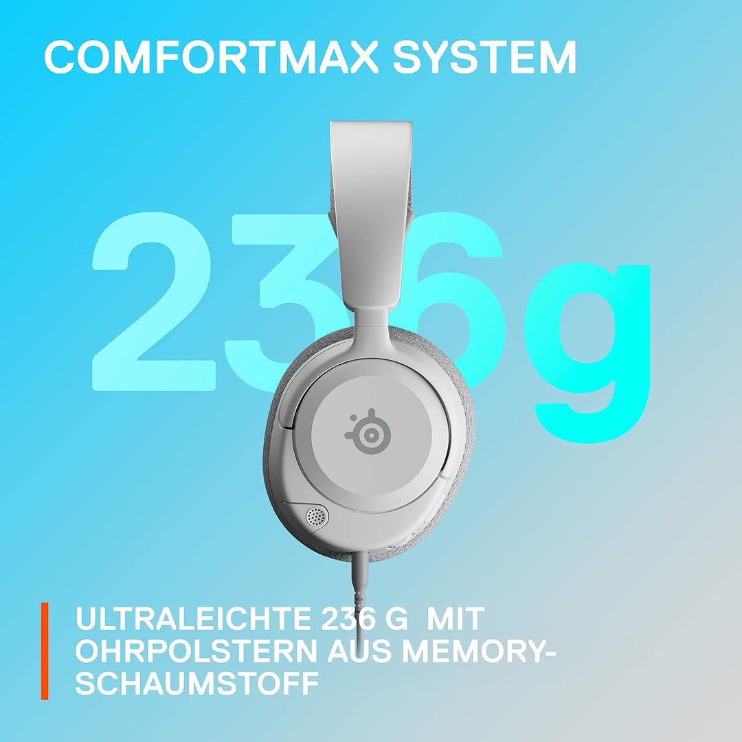 SteelSeries Arctis Nova 1P - Multi-System Gaming-Headset – Hi-Fi-Treiber – 360° Surround-Sound – Mem