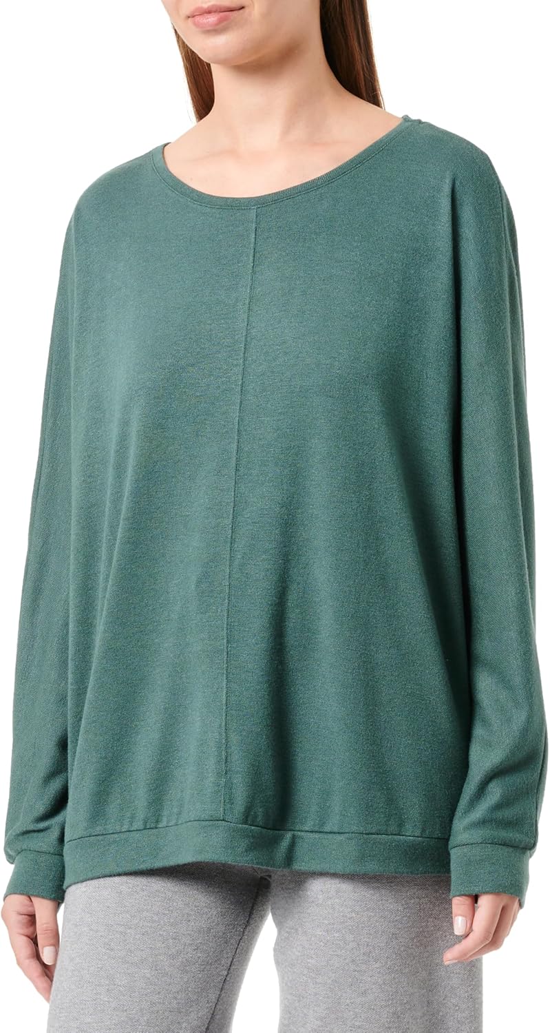 Triumph Damen Cozy Comfort Top 01 Shirt 42 Smoky Green, 42 Smoky Green