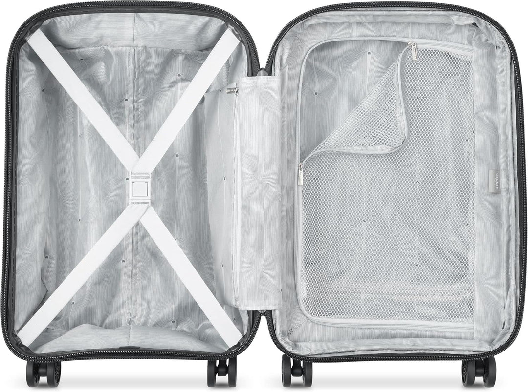 DELSEY PARIS - Belmont Plus - Ausziehbarer starrer Kabinenkoffer - 55x35x27cm - 39 Liter - S - Schwa