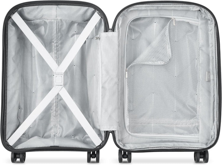 DELSEY PARIS - Belmont Plus - Ausziehbarer starrer Kabinenkoffer - 55x35x27cm - 39 Liter - S - Schwa