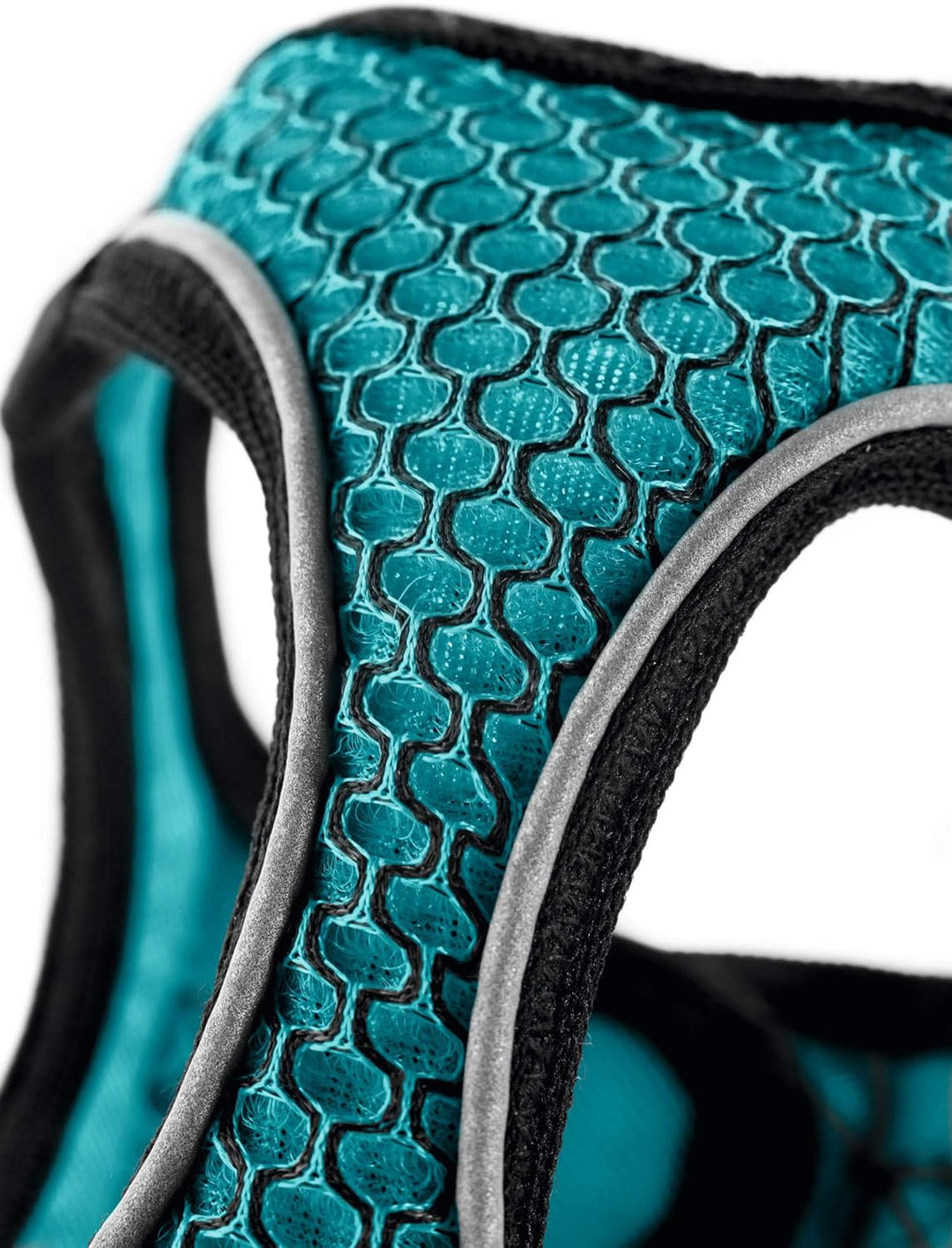 HUNTER HILO COMFORT Geschirr für kleine Hunde mit Netzmaterial und reflektierenden Elementen, türkis