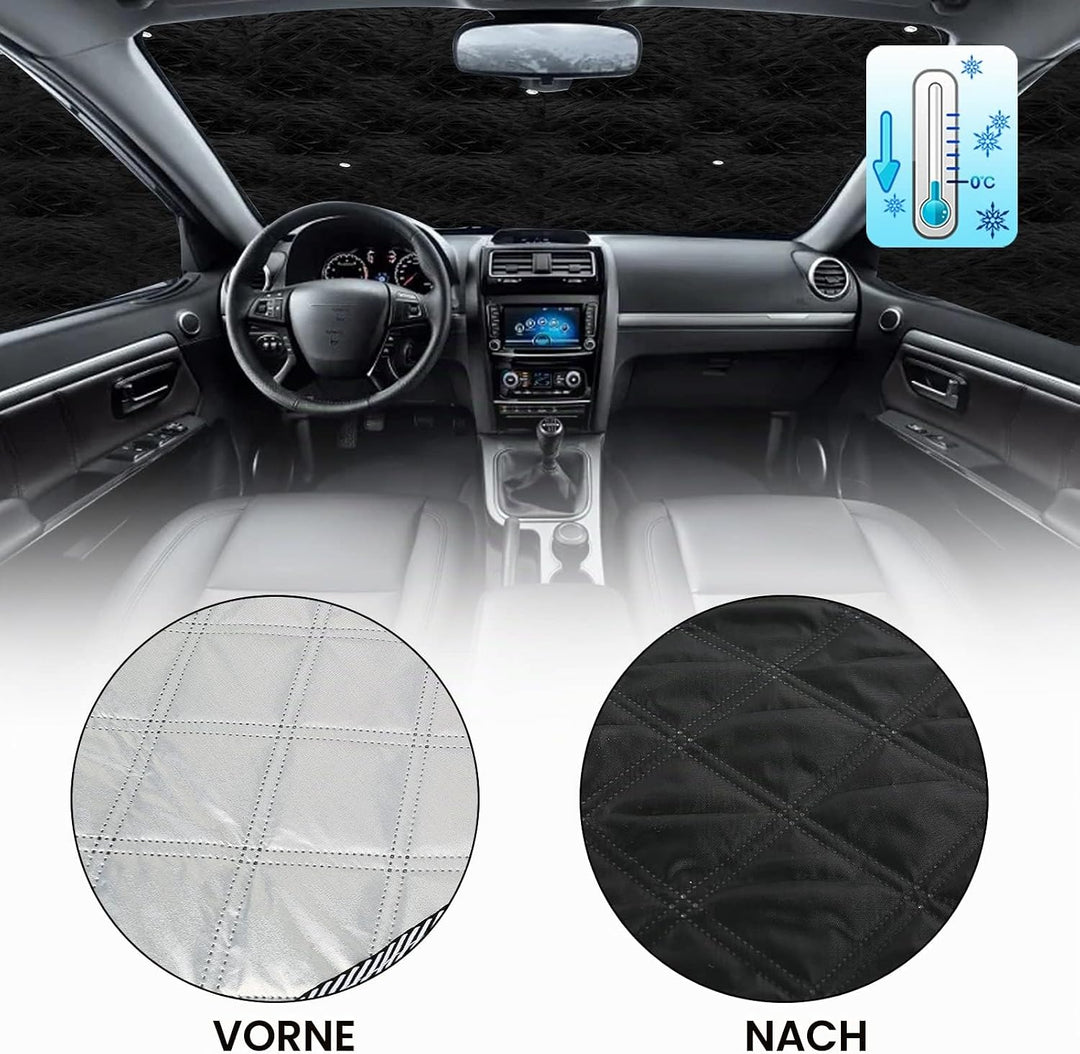 Wohnmobil Windschutzscheibe Sonnenschutz kompatibel mit Mercedes-Benz VITO II W639 2003-2014, Sonnen