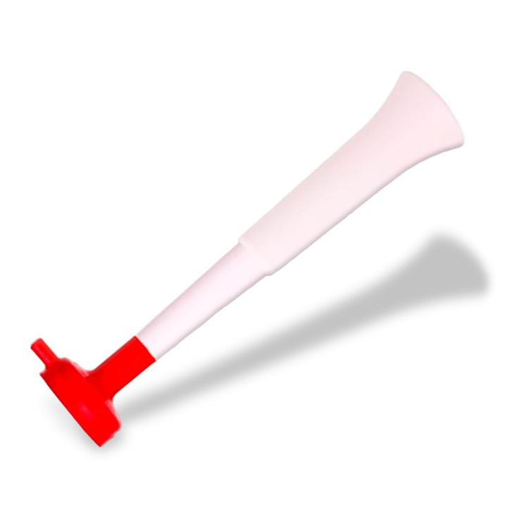 FUN FAN LINE - Pack x3 Plastik Vuvuzela Trompeten. Zubehör für Fussball- und Sportfeste. Geräuschvol