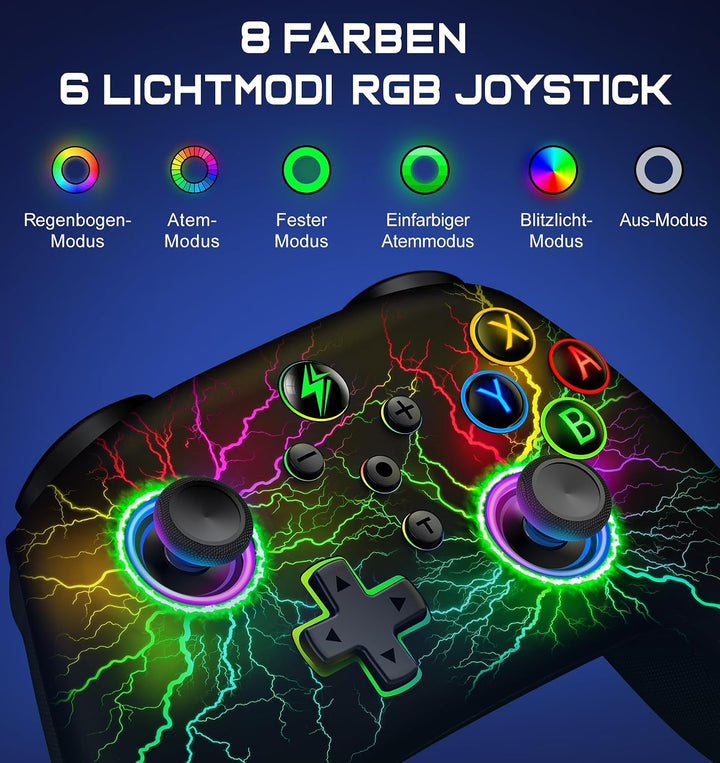 HELLCOOL Switch Controller - Kabellos Controller für Switch/Lite/OLED Konsole - Switch Controller mi