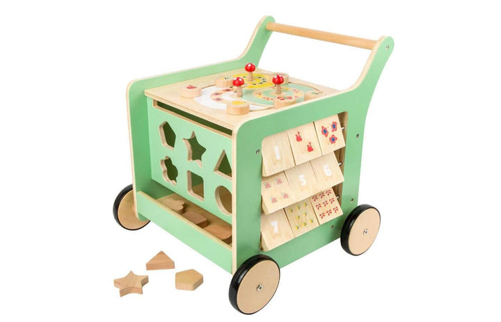 small foot Lauflernwagen "Move it!", aus 100% FSC®-Zertifiziertem Holz, Motorikspielzeug und Laufler