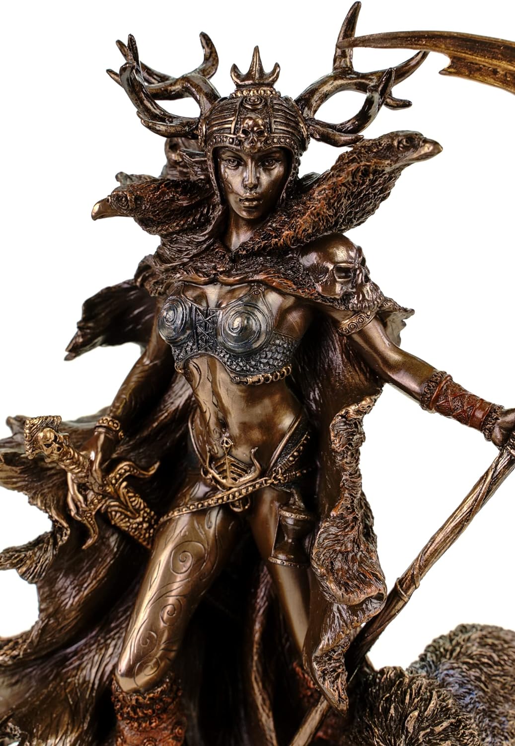Veronese by Joh. Vogler GmbH Hel nordische Göttin der Unterwelt mit Sichel Sammelfigur Figur Freya T