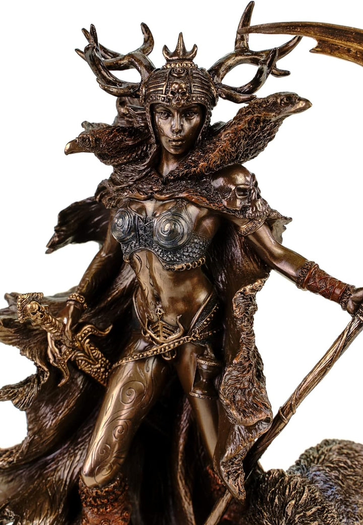Veronese by Joh. Vogler GmbH Hel nordische Göttin der Unterwelt mit Sichel Sammelfigur Figur Freya T