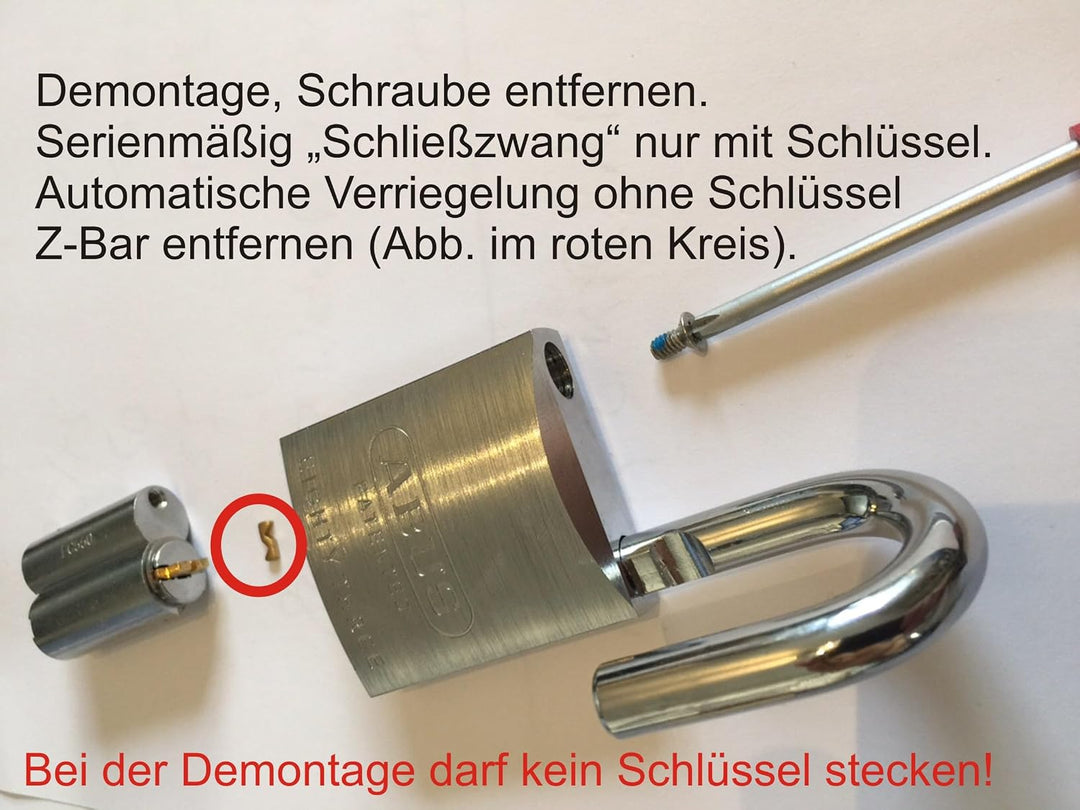 ABUS Vorhängeschloss Messing 83/45 IRON ROCK Jubiläumsschloss mit 5 Schlüssel vs. - gehärteter Stahl