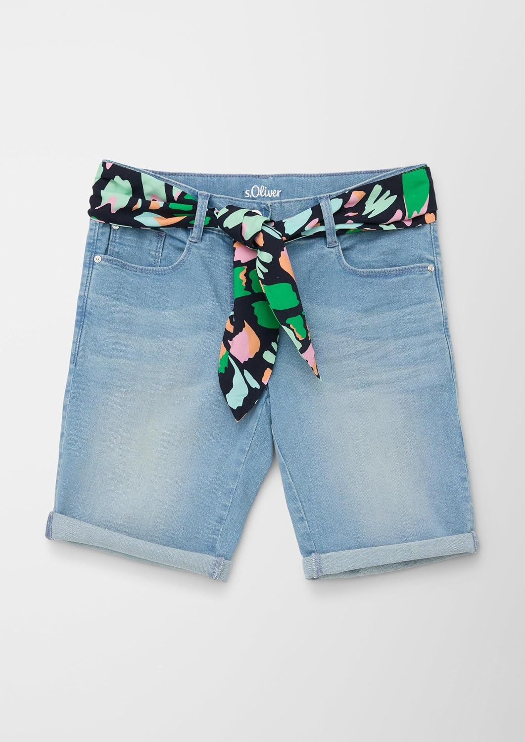 s.Oliver Mädchen Jeans Bermuda, Fit Suri Jeans Bermuda, Fit Suri 152 Blau, 152 Blau