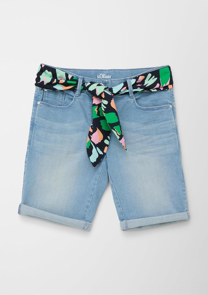 s.Oliver Mädchen Jeans Bermuda, Fit Suri Jeans Bermuda, Fit Suri 152 Blau, 152 Blau