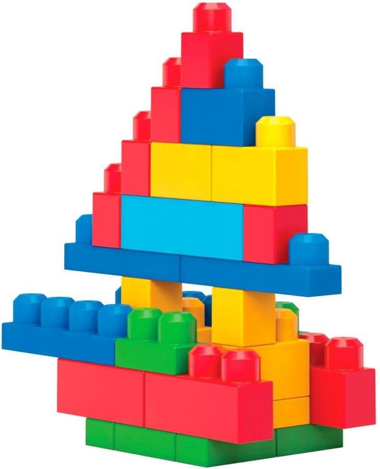 Mattel Mega Bloks First Builders Bausteinebeutel Large 80 Teile