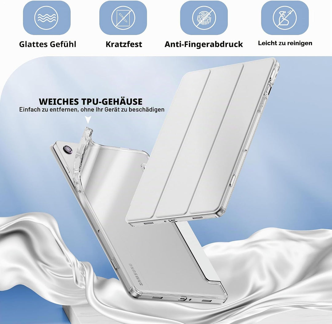 INFILAND Hülle für Samsung Galaxy Tab A9+/ A9 Plus 11 Zoll 2023 SM-X210/ X215/ X216,Schlank Leicht S