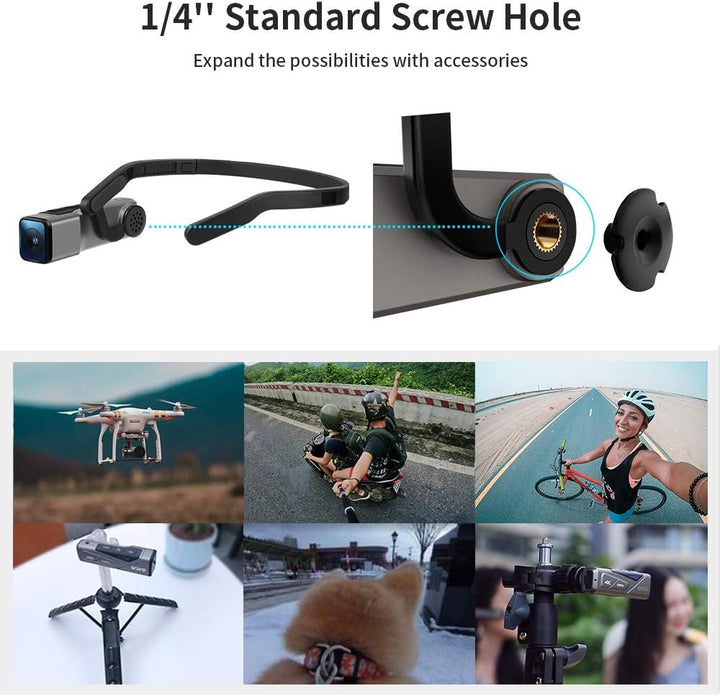 ORDRO 4K Camcorder Handsfree Videokamera EP7 Camcorder 4K 30fps UHD FPV Vlog Kamera mit Gimbal Stabi