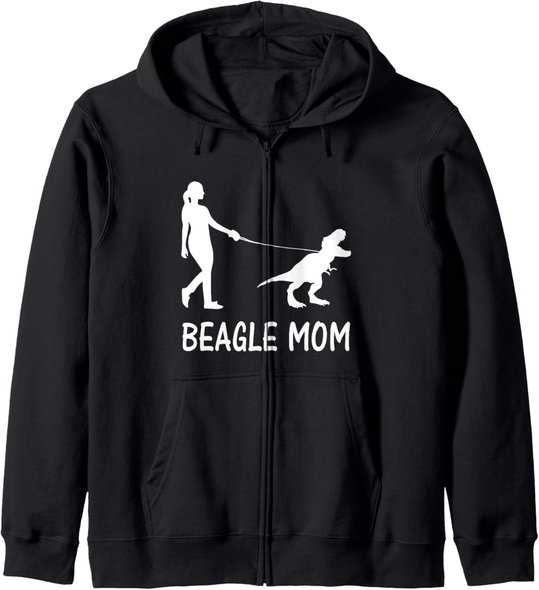 Beagle Mom Dog Beagle Mama Dinosaurier Frauen Muttertag Kapuzenjacke
