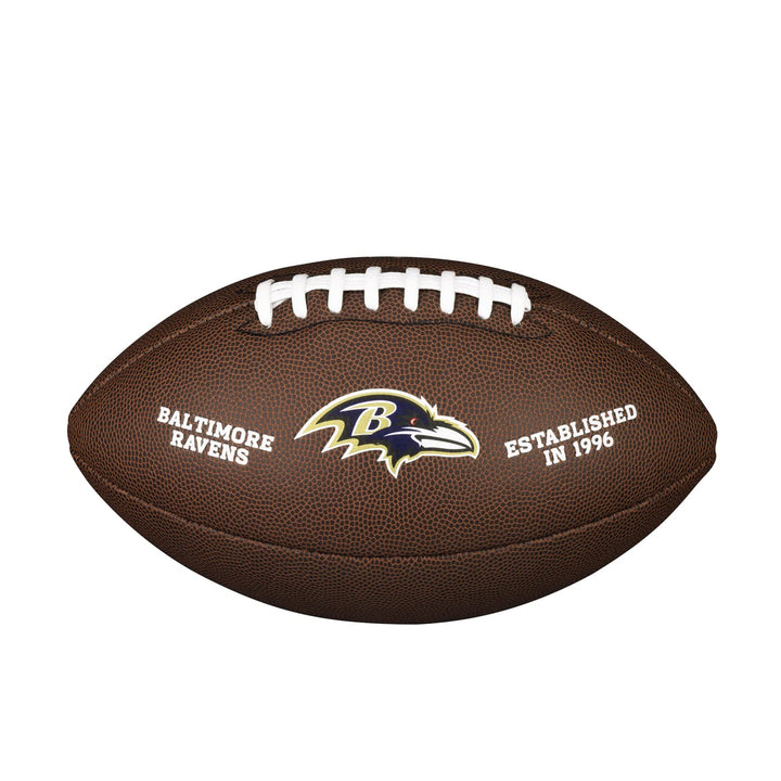 Wilson American Football NFL TEAM LOGO, Offizielle Grösse, Mischleder OFFICIAL Baltimore Ravens, OFF