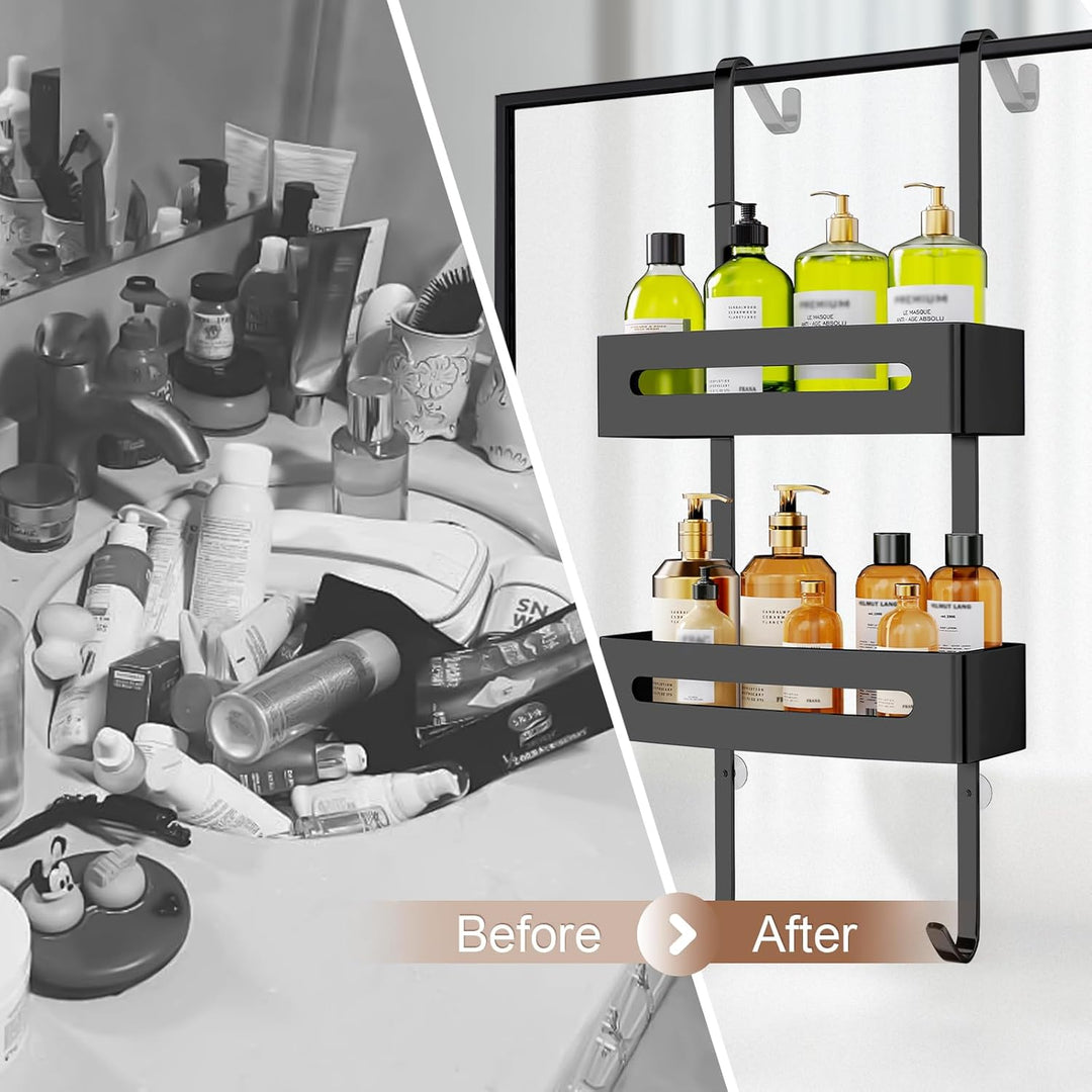 Ajex Duschablage zum Hängen, Duschregal ohne Bohren Edelstahl Badezimmer Organizer Shampoo Halterung
