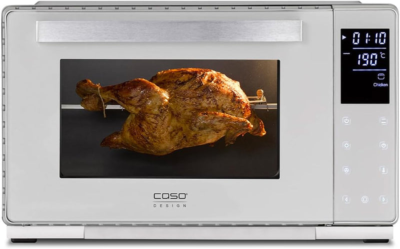 CASO Bake & Style 26 Touch - Design Backofen, ideal zum Backen, Braten, Aufbacken und Grillen, 9 Aut