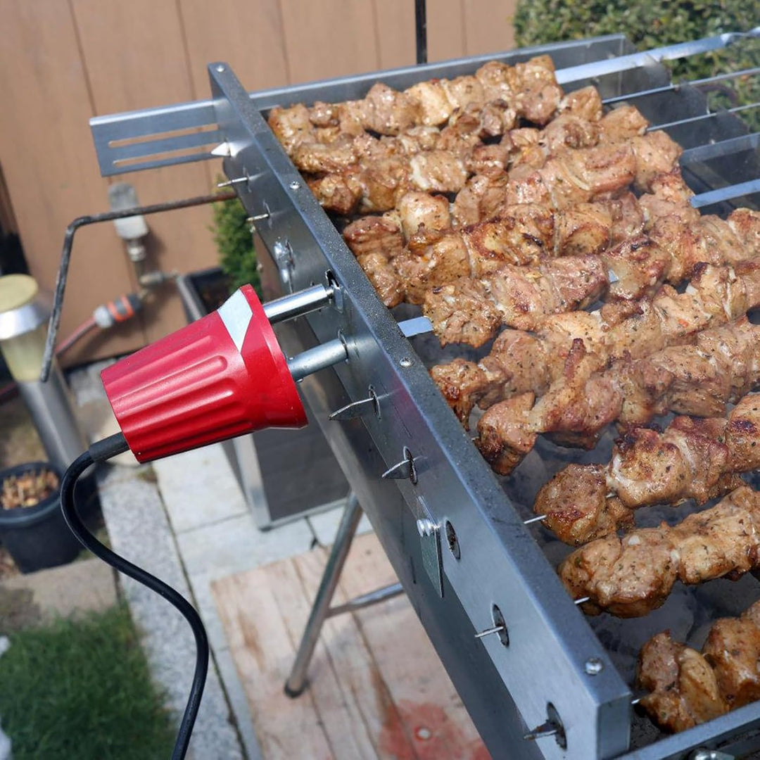 Grillmotor, Elektromotor Grill Barbecue Motor ABS DC 220V-240V Outdoor BBQ Drehmotor für Braten Roti