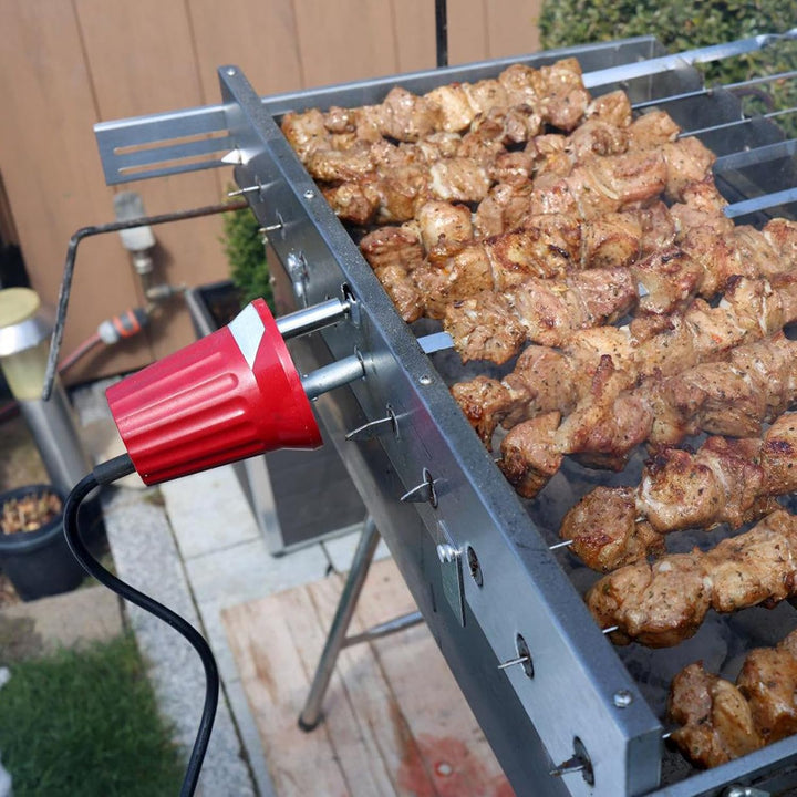 Grillmotor, Elektromotor Grill Barbecue Motor ABS DC 220V-240V Outdoor BBQ Drehmotor für Braten Roti