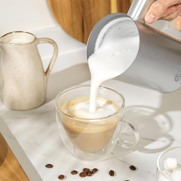 Salter EK6359MMSVDE Aspen Milchaufschäumer – 4 in 1 elektrischer Milchdampfer, heisser und kalter Mi