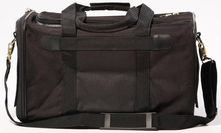 Sherpa Tragetasche für Haustiere, Schwarz L 43 x B 28 x H 27 cm Delta Airlines Transportbox für Haus