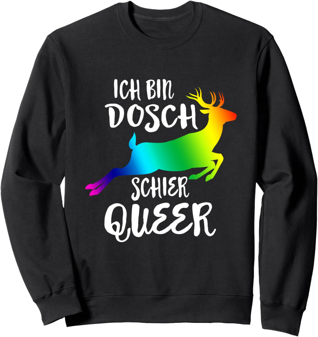 Ich Bin Dosch Schier Queer Lgbt-Q Regenbogenflagge Gay Stolz Sweatshirt