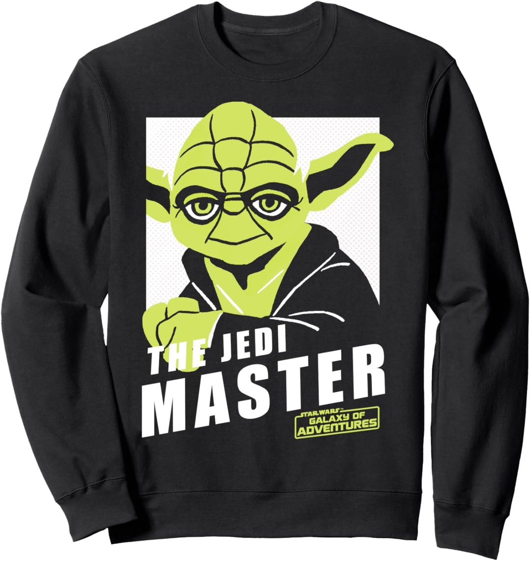 Star Wars Yoda The Master Cartoon Poster Sweatshirt