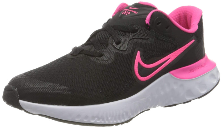 Nike Renew Run 2 (GS), Laufschuhe Unisex-Kinder 36.5 EU Black Hyper Pink Dark Smoke Grey Smoke Grey