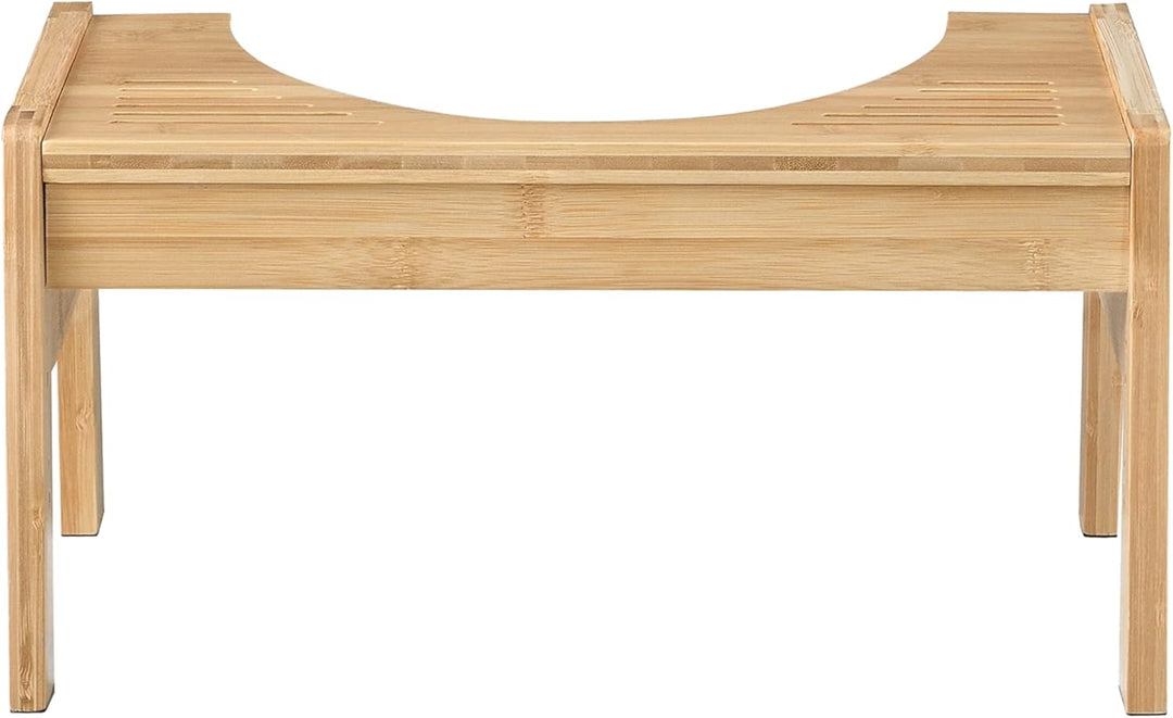 Toilettenhocker Kalajoki Toilettenhilfe Klohocker WC-Tritthocker WC Hocker für Erwachsene Bambus