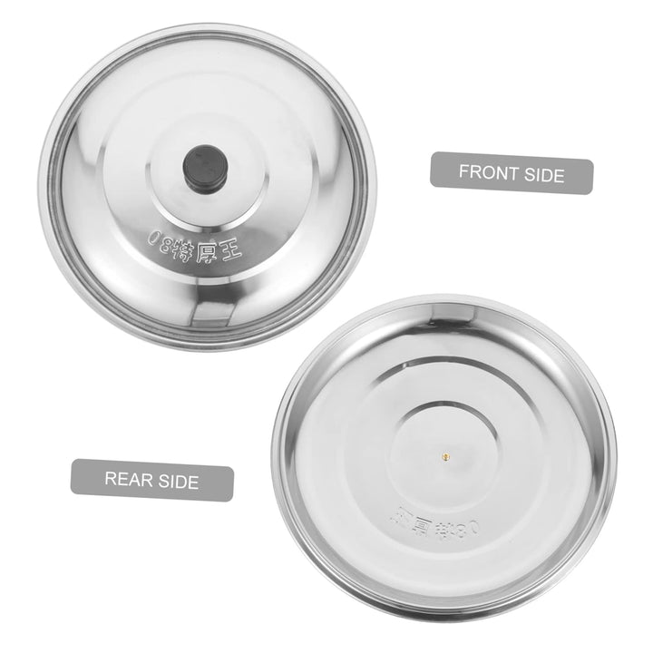 TOPBATHY Topfdeckel Aus Edelstahl Burger Dome Eisenpfanne Pfannen Kochgeschirr Ersatzdeckel Airfryer