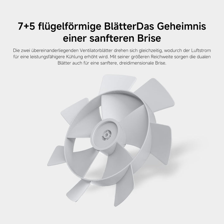 Xiaomi Mi Smart Standing Fan 2 Tisch- Standventilator mit optionaler iOS/Android Mi Home Appanbindun
