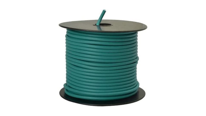 55671823 Primärdraht, 10 Gauge Bulk Spule, 30,5 m, Schwarz 12-Gauge grün, 12-Gauge Grün