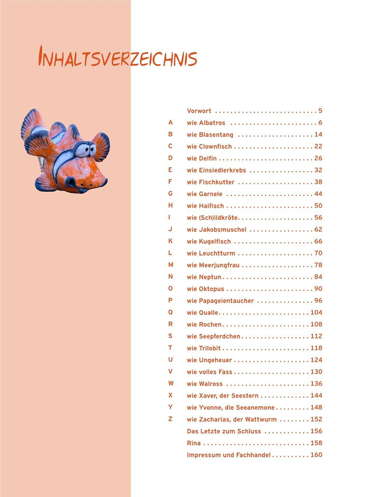 Natürlich Töpfern - Rakuritäti di Mare, Rinas Meeres-ABC, Taschenbuch