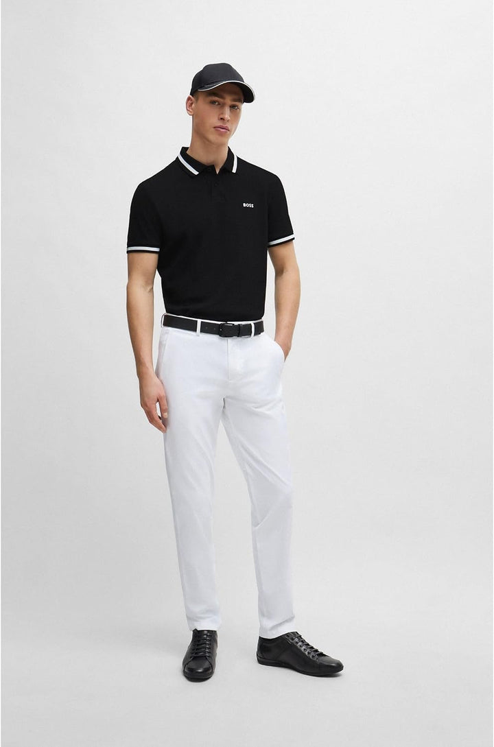 BOSS Herren Pio Polohemd S Schwarz Eins, S Schwarz Eins