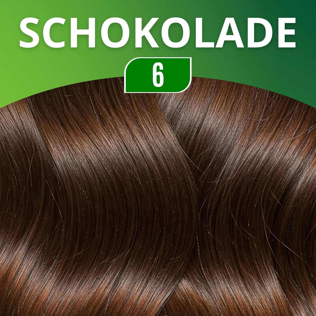 Herbal Time Henna Natürliches Farbcreme Für Haare Braun Schokolade No 6 | Graue Haarabdeckung | Brau