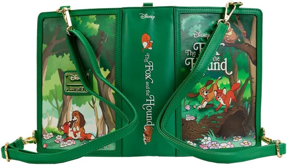 Loungefly Disney Fox and the Hound Convertible Umhängetasche Einheitsgrösse, Einheitsgrösse