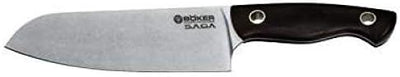 Böker Saga Santoku Grenadill 130366, 28,7 cm, Schwarz Santoku Kochmesser