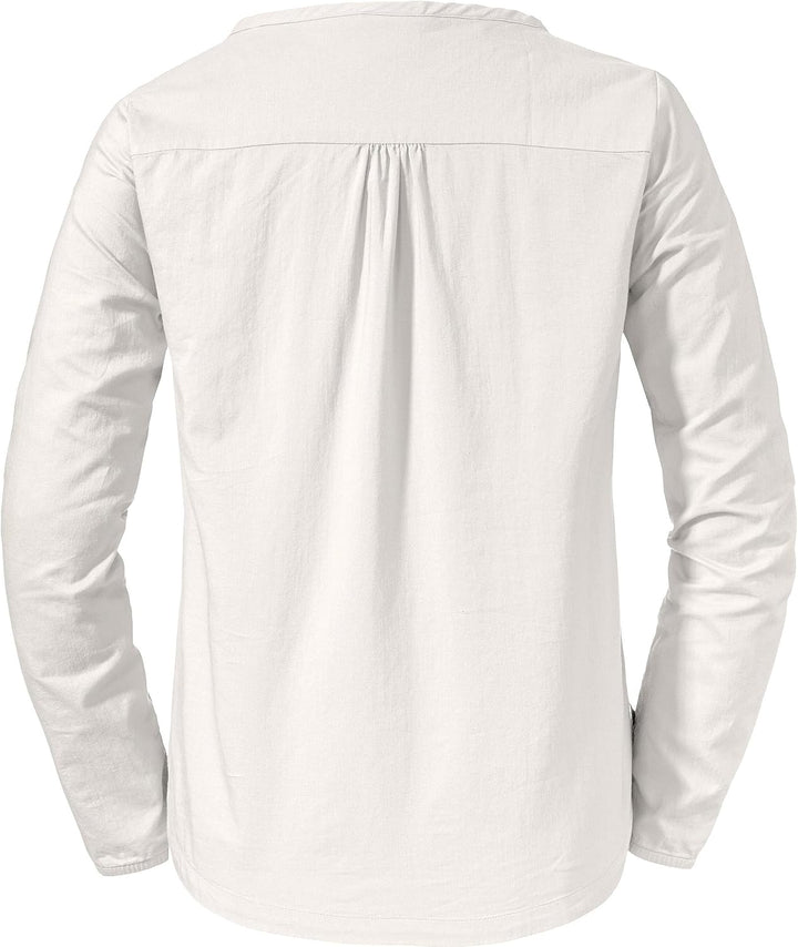 Schöffel Damen Catania Bluse Outdoorbluse Hemd 40 Whisper White, 40 Whisper White