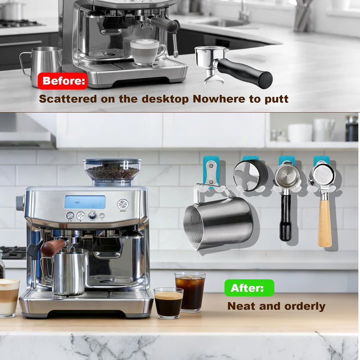 2 Stück Magnetischer Siebträger Halter, Siebträger Zubehör für Ninja Luxe Cafe Breville Maschinen, E